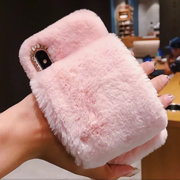 Accessories Pink Fluffy Iphone Case Poshmark